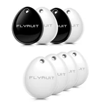 Flyruit 4 Pack(2 White &2 Black) + 4 Pack (White)